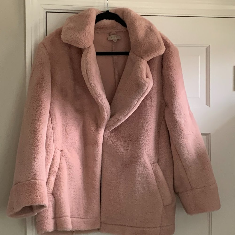Pink Furry LOFT Jacket